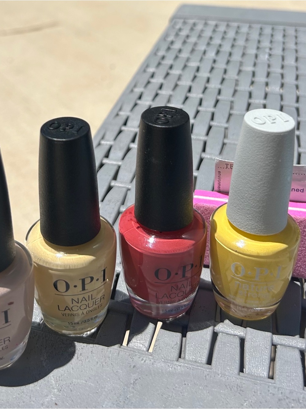 OPI Nail Polish Set — Coral and Two Sunny Yellows